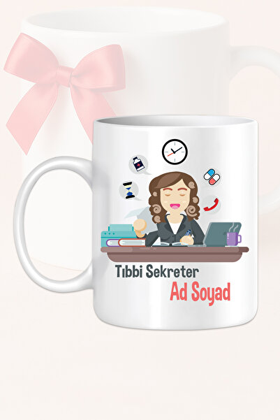 Ver-O Baskı Tasarımlı Kupa Bardak Hediyelik Hastane Doktor Hemşire Kupa Bardak