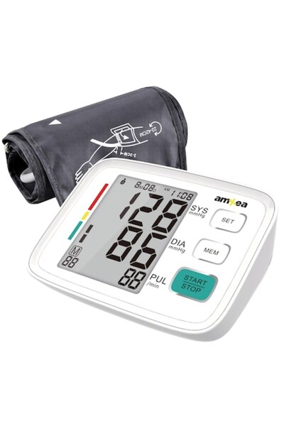 amXea Tensiometru de brat electric BM80EH Alb, 180 memorii, sistolic/diastoli...