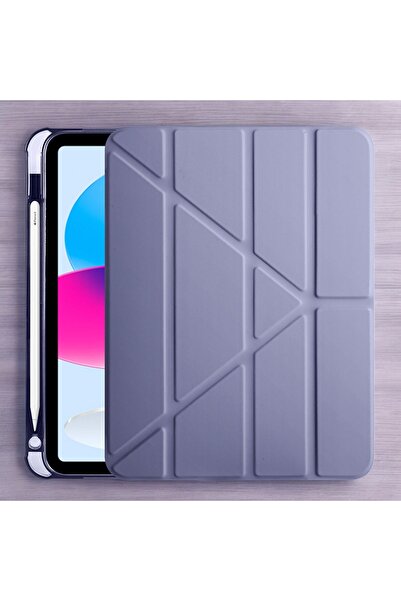 TechTrove İpad 11 (A16) 2025 10. Nesil 10.9 Kılıf Kalem Bölmeli Standlı Uyku ...