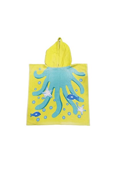Doty OctopusWorld children's beach towel with hood, cotton, 60x60 cm, multicolor (Doty)