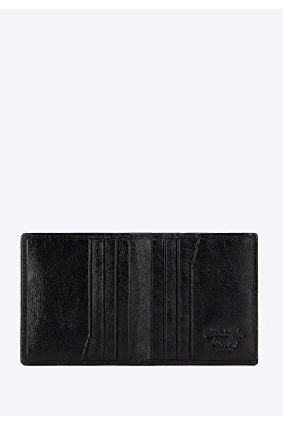 Wittchen Men's Leather Card Case Classic Small Black Leather