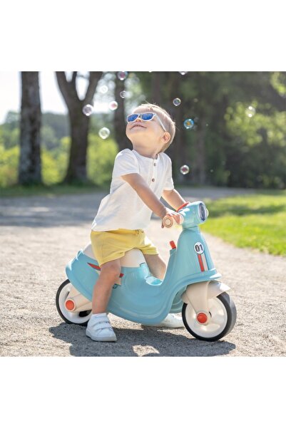 Smoby Blue children's scooter 1.5+ years - without pedals, with suitcase and storage space