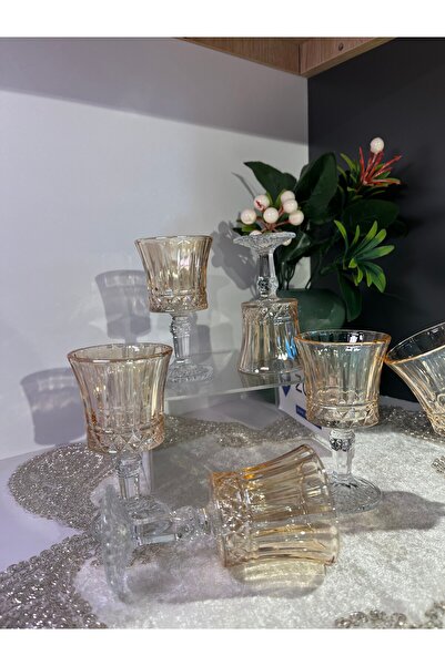 zaTen Pazar 6 Adet Poland Small Bal Rengi Kahve Yanı Su Bardağı