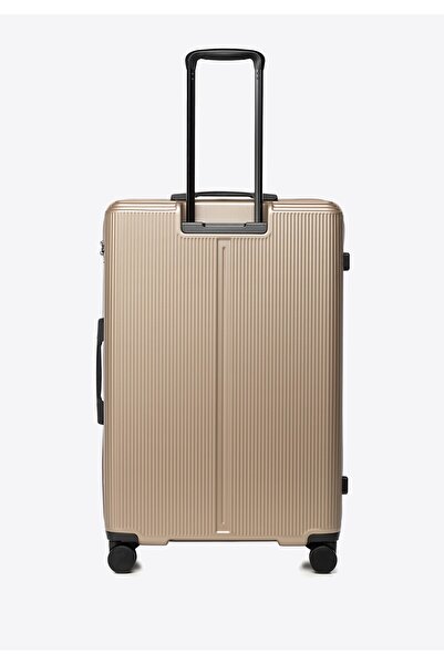 Wittchen Men's Large Suitcase Made of ABS with Fine Gold Stripes