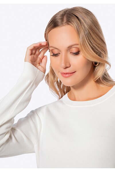 Wittchen Women's Viscose and Nylon Sweater Cream Cream Viscose