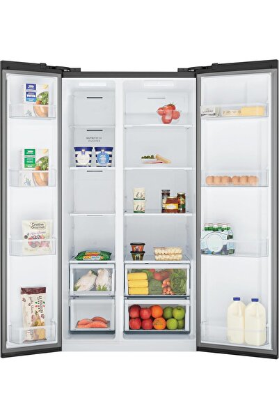 Electrolux 624L Side-by-Side Premium Refrigerator with NutriFresh Inverter (ESE6600B-B)