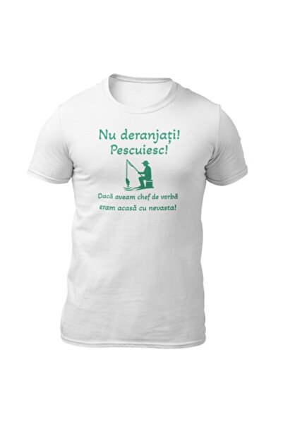 Tricou Destept Tricou personalizat pentru bărbați „Nu deranjați - Pescuiesc”,...