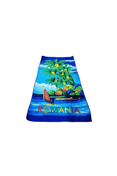 Doty FunIsland Beach Towel with Print, Multicolor, 140x70 cm,