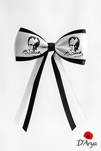 Darya Dd579 Ataturk Silhouette Black and White Clip Buckle (November 10 Speci...