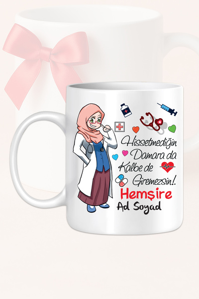 Ver-O Baskı كوب مصمم كهدية للأطباء والممرضات في المستشفى