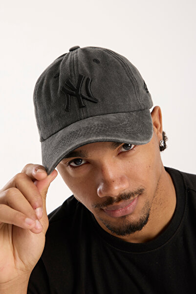 robanu NY New York Yankees Unisex Yıkamalı (ESKİTME) Spor Şapka | Ayarlanabilir Tokalı 6 Panelli Şapka