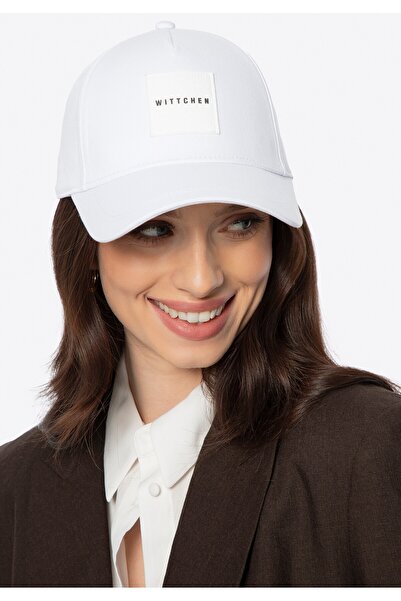 Wittchen Șapcă de baseball din bumbac pentru bărbați, albă, bumbac alb