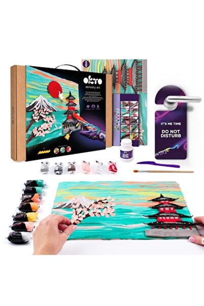 OKTO Kreativní 3D modelovací sada Japonsko, 30x45cm, vícebarevná