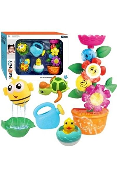 MAKSIK Set cu stropitoare, albină, frunză, broască țestoasă și rață, 45,2x11,5x33,3cm