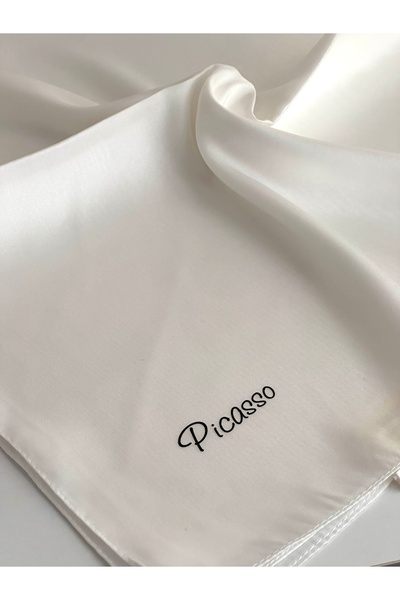 Picasso Düz renk kristal eşarp