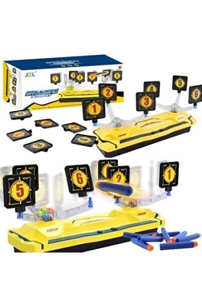 MAKSIK Electric Rotating Target Set with 6 Targets and 20 Soft Projectiles, Maksik, 128x315mm