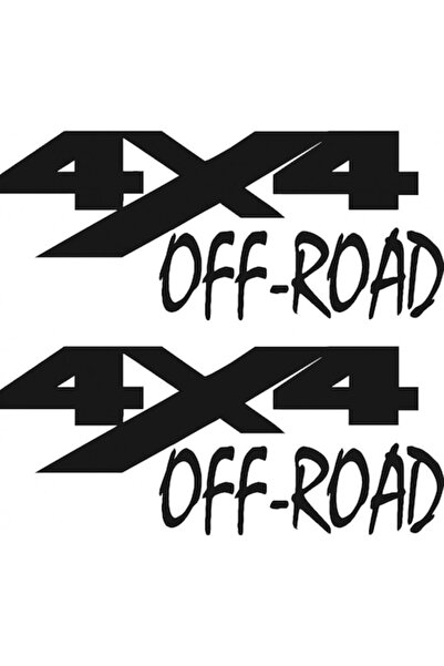 Oracal Set 2 sstickere, 4x4 Off Road 2, Negru, 30cm