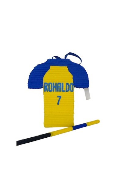 OEM Pinata din tricou Ronaldo, 45 cm, galbenă și albastră