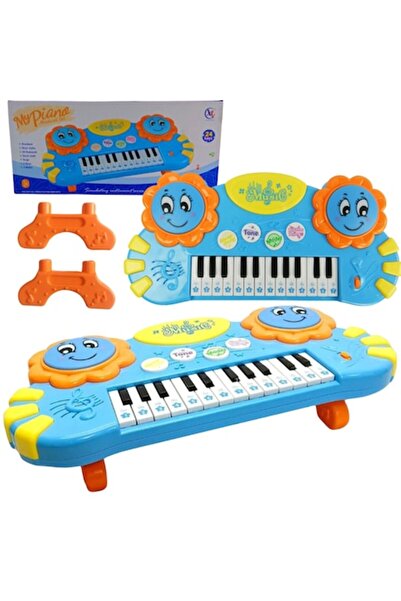 MAKSIK Electronic Toy Piano, 24 Keys, 6 Rhythms, Multicolor
