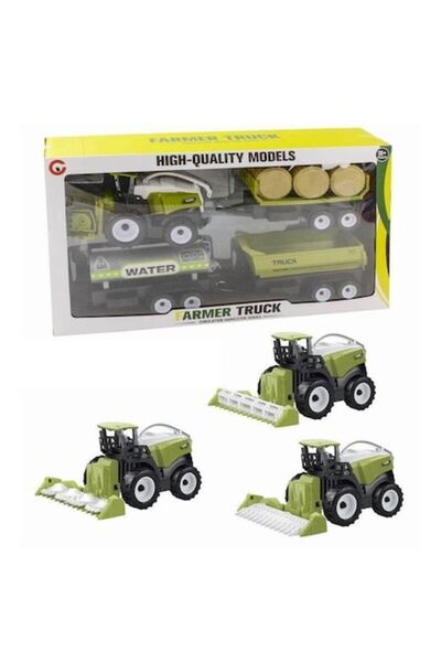 MAKSIK Set de utilaje de construcții, MAKSIK, tractor agricol 9977-60B, multi...