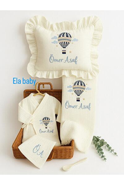 Ela baby Kişiye özel nakış işleme hastane çıkışı