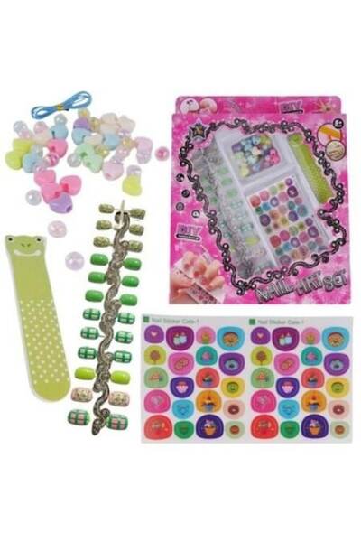 MAKSIK Set de bijuterii pentru fete, 25 x 2,5 x 20,5 cm, multicolor, 5+ ani