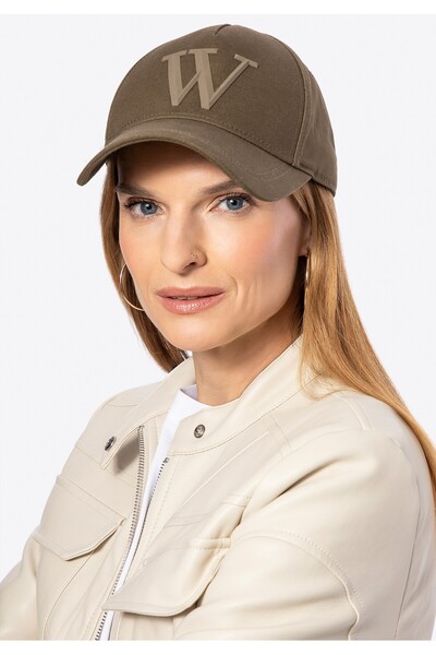 Wittchen Șapcă de baseball pentru bărbați, bumbac, unisex, kaki, kaki, bumbac