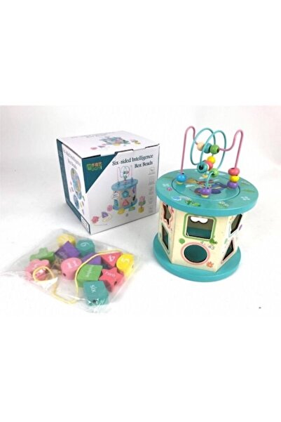 MAKSIK Set educațional din lemn, pastel, 176x183 mm