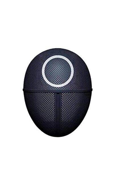Doty The Black Circle mask, oval, ventilation holes, elastic, 24.5x18.5 cm, black
