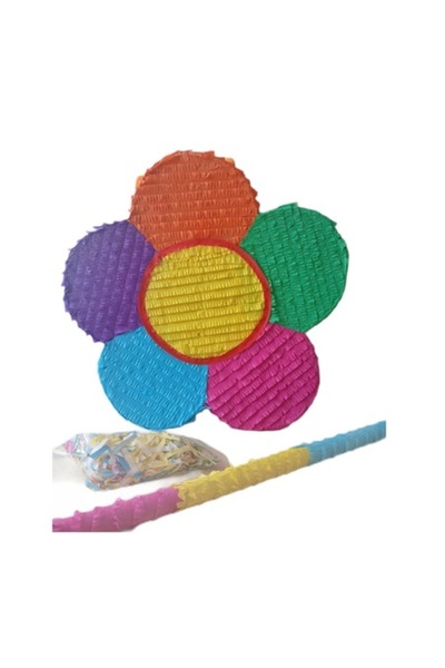OEM Pinata model Floare colorata, 45 cm, multicolor
