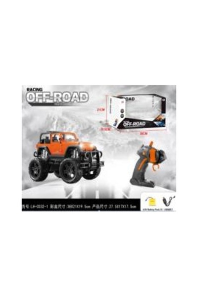 MAKSIK Mașină telecomandă off-road 1:14, roți mari, 2.4GHz, portocaliu