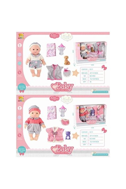 MAKSIK set de păpuși, 36 accesorii, 73,5x38x99 cm, multicolor