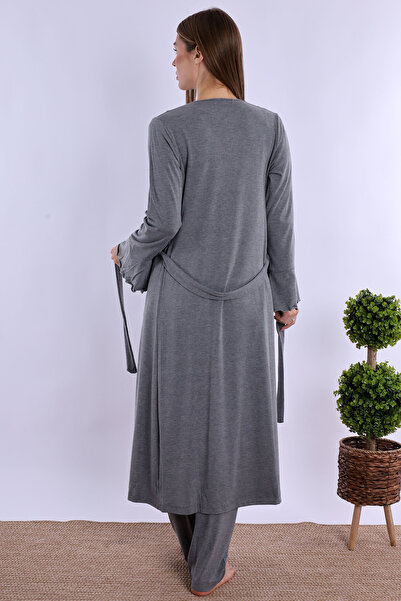 ByLohusa Effortt Maternity Pajamas Set with Smoked Dressing Gown