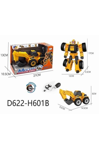 MAKSIK Robot transformabil D622-H601B, Jucărie, Multicolor