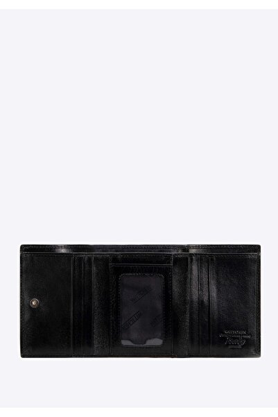 Wittchen Woman Compact Women's Leather Wallet Black Leather