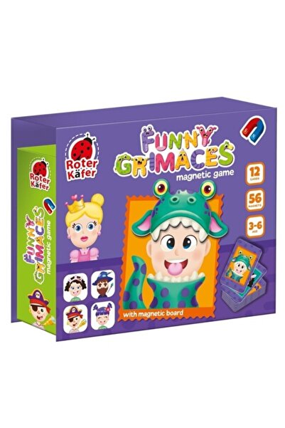 Roter Kafer Puzzle magnetic cu fețe amuzante, 238x208 mm, vârstă 3+