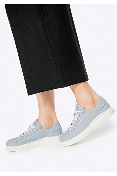 Wittchen Teniși clasici cu platformă albaștri pentru femei, din piele