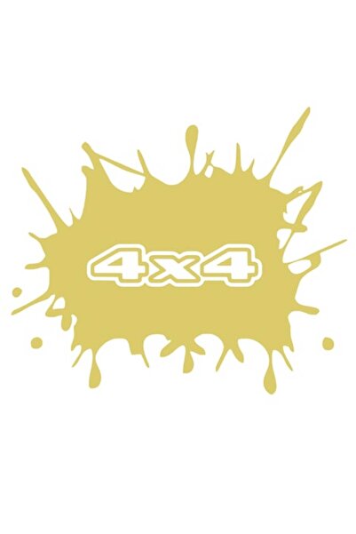 Oracal Sticker pata 4x4, auriu, 20cm