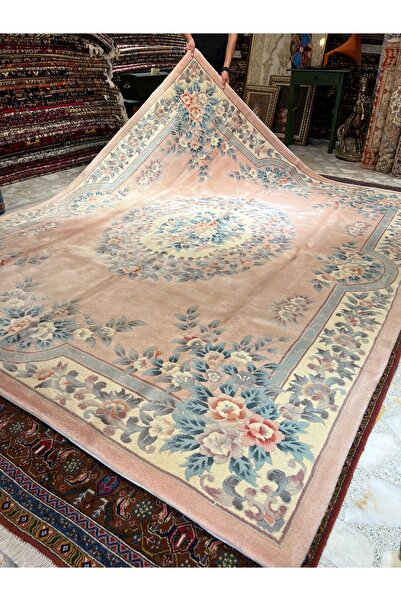 RD RAMAZAN DAĞ EL HALI SANATI El Dokuma Kabartmalı Çin Halısı Ebat 300x245