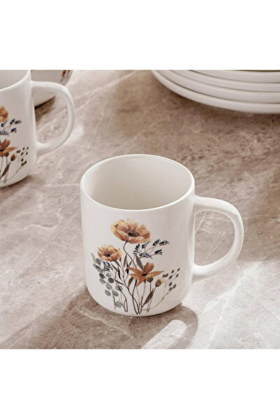 TOHFAT Elegant Dinnerware Set with Beautiful Patterns (16 pieces)