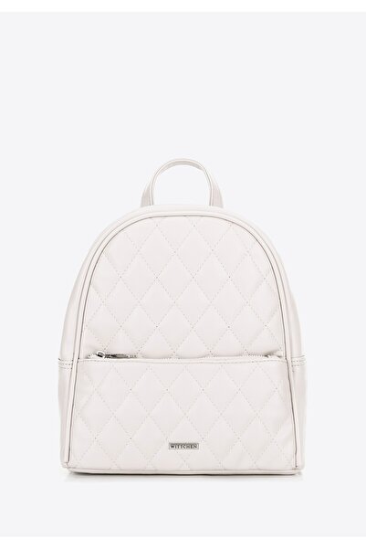 Wittchen Women's Backpack in Imitation Leather with Off-White Stitching Off-W...