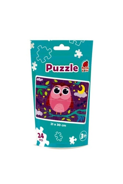 Roter Kafer Puzzle Bufniță, 3 ani+, Multicolor