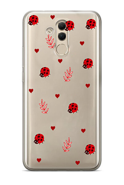 Elorakılıf Huawei Mate 20 Lite Uyumlu Baskılı Yumuşak Silikon Şeffaf Telefon ...