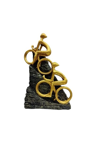 Doty Statuetă GoldConquest Doty® – cicliști care cuceresc un munte, finisaj a...