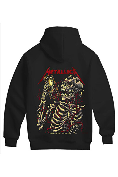 MAGORS METALLICA HAYRANLARI İÇİN ÖZEL TASARIM UNISEX KAPÜŞONLU PAMUKLU SWEATSHIRT (HOODIE)