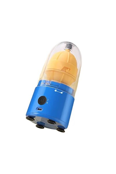 MOOD ( BE AUTHENTIC ) Tel electric pentru ouă, portabil, reîncărcabil USB, baterie de 1500 mAh, putere de 15 W la 5 A, albastru