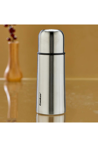 ALFA AKSESUAR 03 0.3Lt Chrome Thermos Stainless Steel - Leakproof Lid = Cup