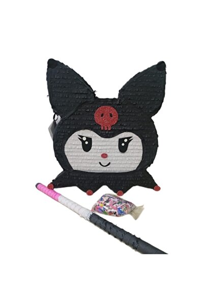 OEM Pinata Kuromi, 45 cm, albă și neagră