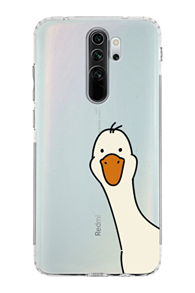 Elorakılıf Xiaomi Redmi Note 8 Pro Uyumlu Baskılı Yumuşak Silikon Şeffaf Tele...
