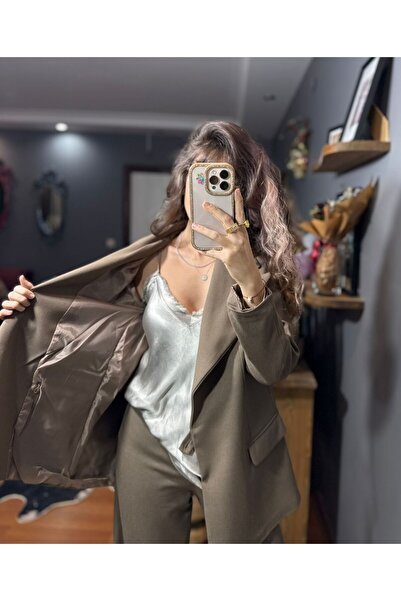 MODAGK Asymmetric Cut Oversized Women's Suit